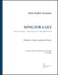 Song for a Lily SATB choral sheet music cover